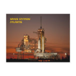 Space Shuttle Atlantis postcards