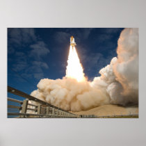 Space Shuttle Atlantis (STS-129 Blast's Off Poster