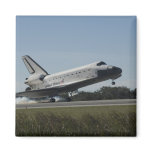 Space shuttle Atlantis touches down 2 magnets