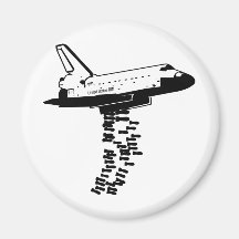 Space Shuttle Bomber Magnet