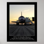 Space Shuttle Discovery as it rests at Edwards Air posters