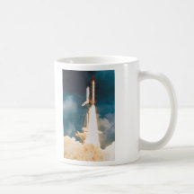 Space Shuttle Discovery Blast Off Coffee Mug