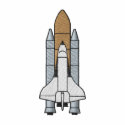 Space Shuttle embroidered shirts