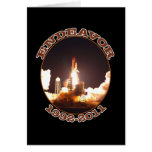 Space Shuttle Endeavour Final Launch Card