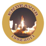 Space Shuttle Endeavour Final Launch Stickers