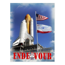 Space Shuttle Endeavour, Kennedy Space Centre Post Card