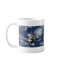 Space Shuttle in Orbiting Earth Mugs