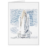 Space Shuttle in Tagxedo cards