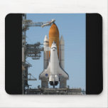 Space Shuttle on Launch Pad mousepads