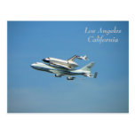 Space Shuttle Over Los Angeles Postcard!