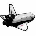 Space Shuttle photo sculptures