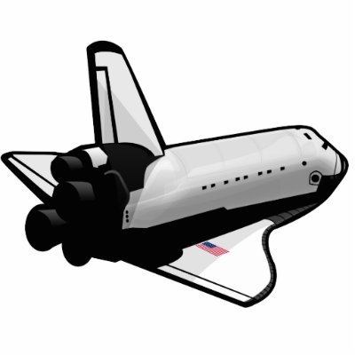 Space Shuttle Cut Outs by bartonleclaydesign