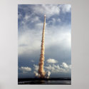 Space Shuttle STS-106 in flight posters