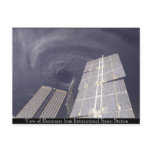 Space Station Hurricane postcards