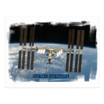 Space station post cards