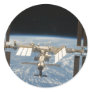 Space station round stickers