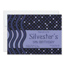 Space Time Blue, 5.5x7.5 invites