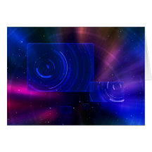 Space Travel Greeting Cards
