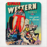 Space Western Comics Mousepad