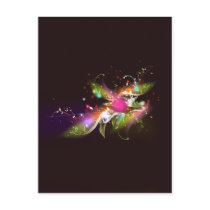 Space Wings: Vector Art: Postcard