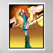 SpaceBabecolor Poster