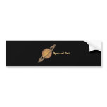 Spaced Out Bumper Sticker
