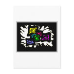 Spaced postcards
