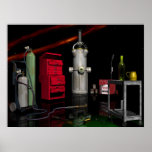 Spaced Station ~ Print~