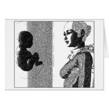 spacegirl and  baby cards