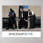 Spaceship Days Picture Print