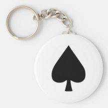 Spades - Poker Key Chain