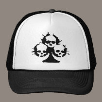 spades skull shirt hats