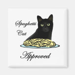 Spaghetti Cat Approved Fridge Magnets