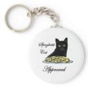 Spaghetti Cat Approved keychains
