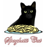 Spaghetti Cat Eloquence t-shirts