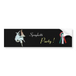 SPAGHETTI PARTY ITALIAN KITCHEN, RESTAURANT black bumper stickers