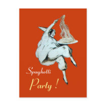 SPAGHETTI PARTY ITALIAN KITCHEN, RESTAURANT Recipe Postcards