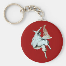 SPAGHETTI PARTY ITALIAN KITCHEN, RESTAURANT red Keychain