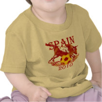 Spain 2010 soccer futbol toddlers shirt