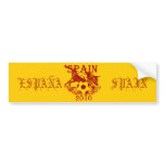 Spain 2010 Toro Bull Espana futbol bumper Sticker bumper stickers