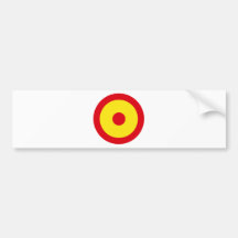 Spain Air Force Roundel Bumper Sticker