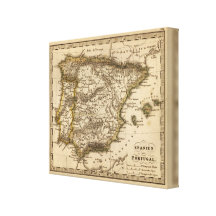 Spain and Portugal 11 Stretched Canvas Print