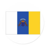 Spain Canary Islands Flag stickers