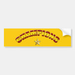 Spain Champions Bumper Stickers