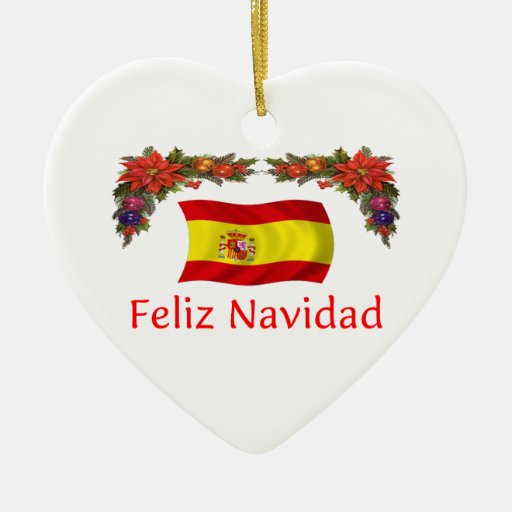spain christmas double sided heart ceramic christmas spain christmas double sided heart ceramic christmas