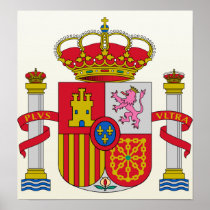 Spain Coat of Arms detail Print