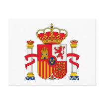 Spain Coat of Arms Postcard