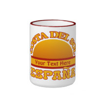 SPAIN Costa Del Sol custom mug - choose style