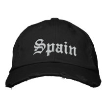Spain Embroidered Baseball Caps