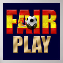 Spain Fair play & World Champion Award Winners Posters